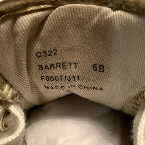 COACH Barrett TAT/MET sneakers size: 6B, NEW! These beauties are perfect! - Picture 7 of 10